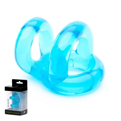Afbeelding van Cock en Ball Fucker Ring Blauw
