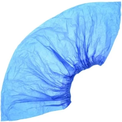 Afbeelding van GOOD STUFF 10 stuks wegwerp overschoenen van polyethyleen (5 paar) één maat effectieve bescherming voor schoenen en oppervlakken, Blauw