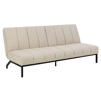 Afbeelding van Slaapbank Beige Stof 198x95x87cm Zithoogte 51cm Giga Living