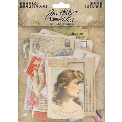 Afbeelding van Tim Holtz: Keepsakes Idea Ology Ephemera Pack