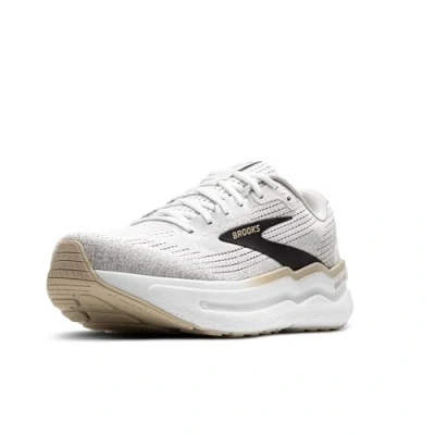 Afbeelding van Brooks Ghost MAX 2 Hardloopschoenen voor op de weg, Heren, Maat: 46.5, White pelican oyster Textiel