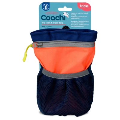 Afbeelding van Coachi Pro Train &amp; Treat Bag Navy Coral Hondenopvoeding
