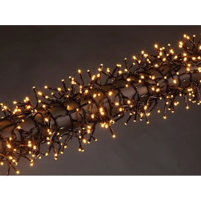 Afbeelding van MERGA LED 12 m 1020 leds arizona wit zwarte kabel 31 V