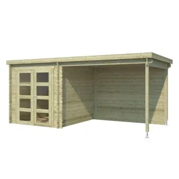 Afbeelding van Blokhut Helena 492,2x250 cm Groen Geïmpregneerd