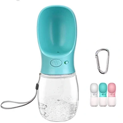 Afbeelding van Draagbare drinkfles voor honden met waterdispenser huisdieren, antibacterieel, levensmiddelen, het testen van honden, reizen, drinken drinkflessen, buiten, (350 milliliter, blauw)