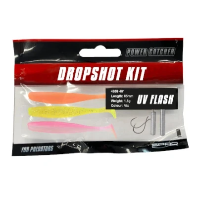 Image de Spro Powercatcher Dropshot Kit 65 Kleur : UV Flash