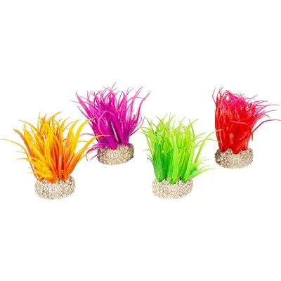 Afbeelding van Aqua Della Aquariumdecoratie Vissen Plant Hair Grass S Height 6cm Gemengde Kleuren 1st