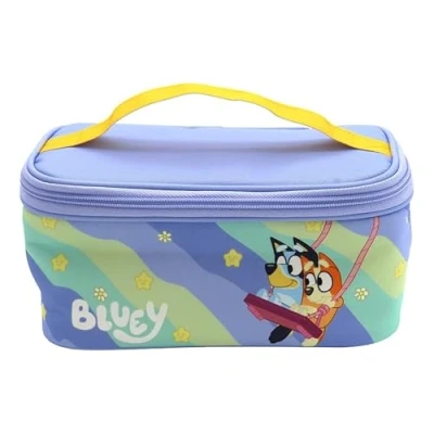 Afbeelding van CyP Brands Bluey, toilettas, accessoires, kleuterschool, blauw, lichte golven, officieel product, Meerkleurig, estandar, casual, informeel