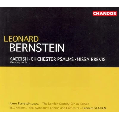 Afbeelding van BBC Symphony Orchestra, Leonard Slatkin Bernstein: Kaddish/Chichester Psalms/Missa Brevis (CD)