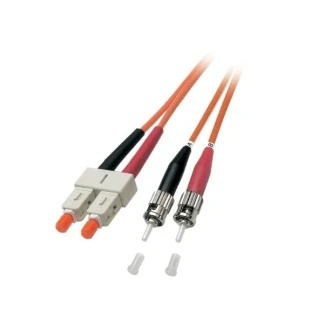 Afbeelding van Glasvezelkabel OM2 ST/SC 5 meter (Duplex, 50/125μm)
