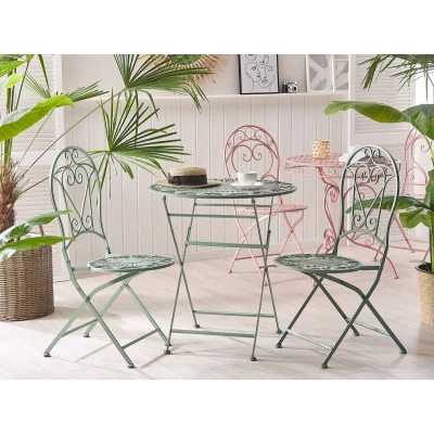 Afbeelding van Beliani TRENTO Tuintafel Groen 70 x cm Metaal