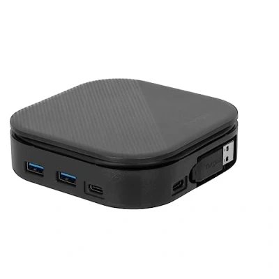 Image de Targus USB C Universal Dual HD Docking Station with 80W PD Pass Thru d&#039;accueil 3.2 Gen 2 x HDMI 1GbE Conformité TAA