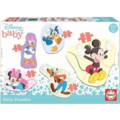 Afbeelding van Educa Set van 5 puzzels Mickey &amp; Friends 3 tot stukjes