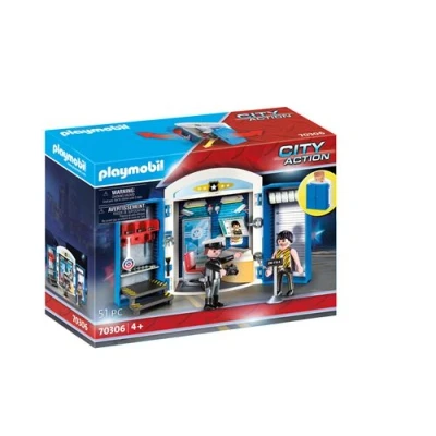 Image de PLAYMOBIL City Action 70306, Play Box Station de police, à partir 4 ans