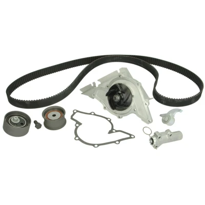 Afbeelding van BOSCH 1 987 946 401 Waterpomp + Distributieriem Set Met spandemper, spanrol 253 AUDI: A4 B6 Avant, Saloon, A6 C5 Avant