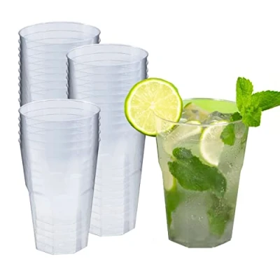 Afbeelding van Silverkitchen 25 stuks 200 ml herbruikbare cocktailbekers van hard plastic, gemaakt in Duitsland