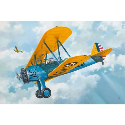 Afbeelding van 1:32 Roden 633 Boeing Stearman PT 17 Kaydet Plastic Modelbouwpakket