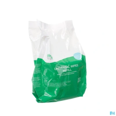 Afbeelding van Clinell Universele reinigingsdoekjes Desinfectie doekjes Ontsmettingsdoekjes 225 260 x mm Navulling