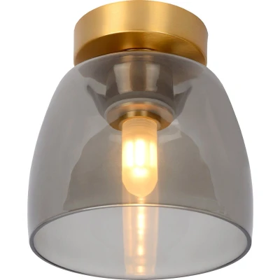 Afbeelding van Lucide Tyler Plafondlamp IP44 Goud
