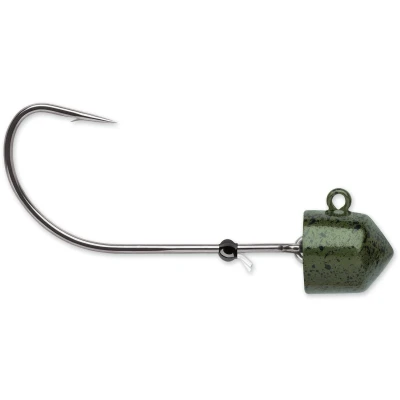 Afbeelding van VMC Swingin Ned Rig Green Pumpkin Jighead 5.3g (3 Stuks) Loodkoppen