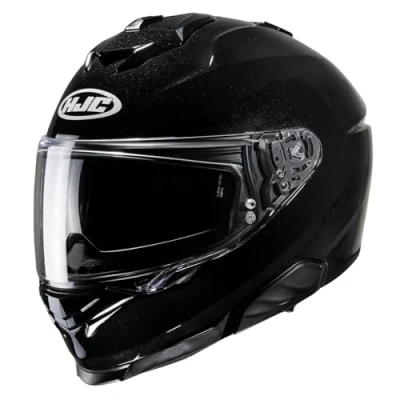 Image de HJC i71 Solid noir métallique Casque intégral L