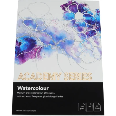 Afbeelding van Academy Series Aquarelpapier A3 180 g/m2 20 vellen PK5304 Wit