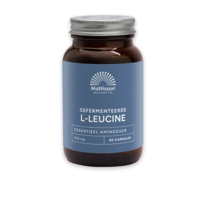 Afbeelding van Mattisson L Leucine 500 mg 60 capsules