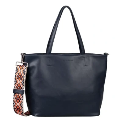 Afbeelding van TOM Tailor Palina Shopper, Dames, Maat: One Size, Dark blue