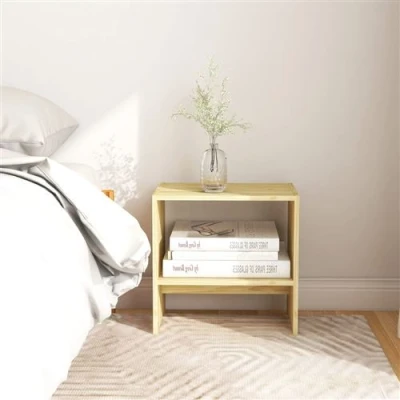 Afbeelding van Nachtkastjes 2st 40x30,5x40 cm massief grenenhout
