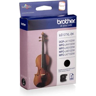 Afbeelding van Brother LC 127XLBKBP2 Inktcartridge Zwart Voordeelbundel 2 pack Hoge capaciteit