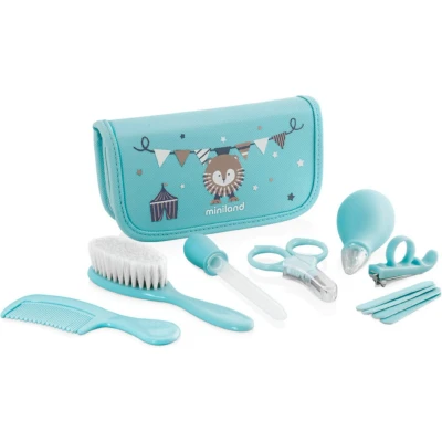 Afbeelding van Miniland Verzorgingsset Baby kit set Blauw