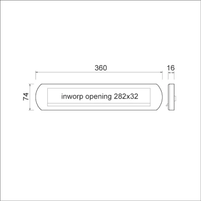 Afbeelding van Ami briefplaat EP 970 ovaal met veer DD.53/57 F1