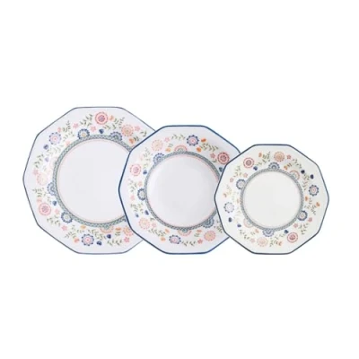 Afbeelding van Serviesset Queen&#039;s By Churchill Bengal Multicolour Keramisch 12 Onderdelen