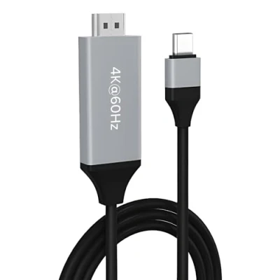 Afbeelding van MMOBIEL USB C naar HDMI Kabel 2m 4K@60Hz Thunderbolt 3 Adapter Geschikt voor MacBook Pro / Air, iPhone 15, iPad Pro, iMac, Samsung Galaxy, Chromebook, Dell, HP en meer