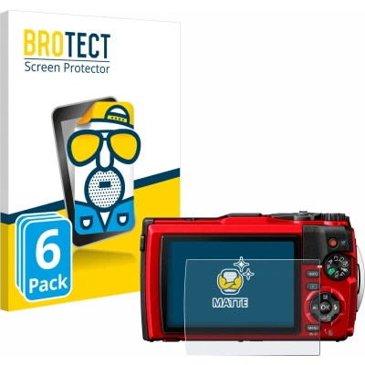 Afbeelding van BROTECT Screenprotector voor Olympus Tough TG 6 Folie Beschermfolie matte (6 Stuks)