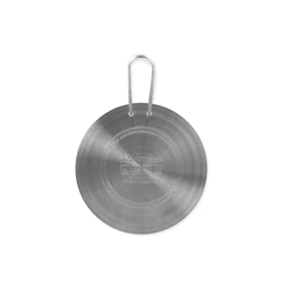 Image de Inoxpran plaque pour induction à acier inoxydable gris 16 x 05 cm