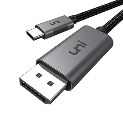 Afbeelding van Uni USB C naar DisplayPort kabel 1,8m/9ft (2pcs) 3m/10ft