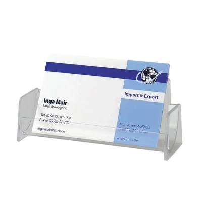 Image de sigel Porte cartes de visite, en plastique rigide