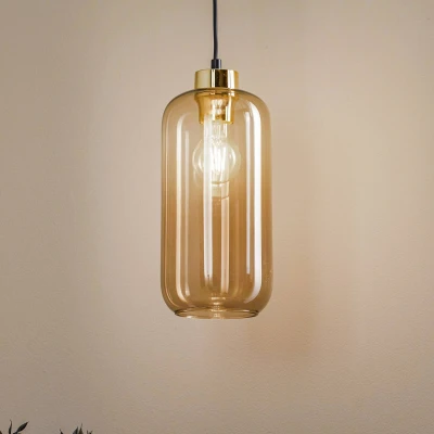 Afbeelding van Marco Green hanglamp, 1 lamp, bruin