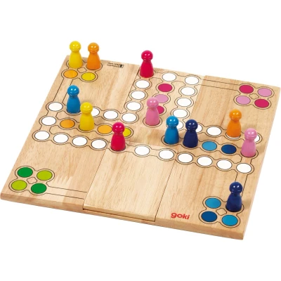 Afbeelding van Goki Houten Ludo Spel Variabel