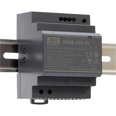 Afbeelding van VOEDING 1 UITGANG 100 W DIN RAILMONTAGE 24 V 4.2 A VOOR INDUSTRIEEL GEBRUIK