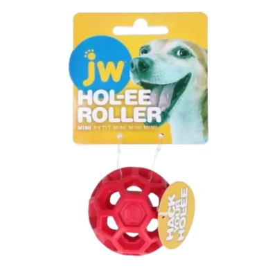Afbeelding van Hondentraktatie Hol ee Roller Mini 5 cm rood