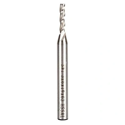 Afbeelding van 3 mm HSS aluminium boor, mm, groeven, geavanceerde CNC sterke en duurzame snede, voor titanium metaal, hout kunststofboor
