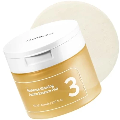 Afbeelding van Numbuzin No.3 Radiance Glowing Jumbo Essence Pad 150ml (70ea)