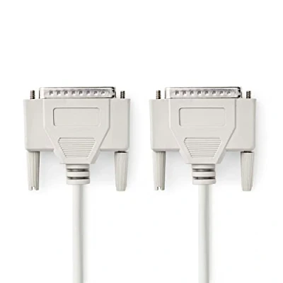 Afbeelding van RS232 kabel Nedis 2 meter (D sub 25 pins naar D pins)