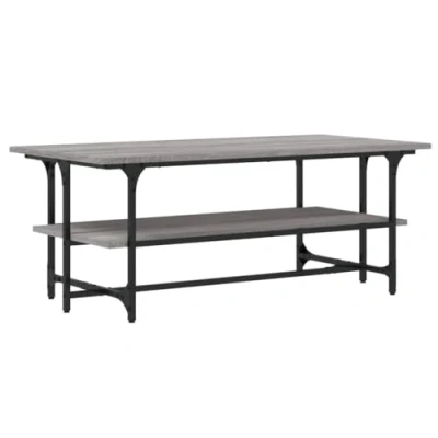 Image de vidaXL Table basse Sonoma gris 100x50x40 cm Bois d&#039;ingénierie815841