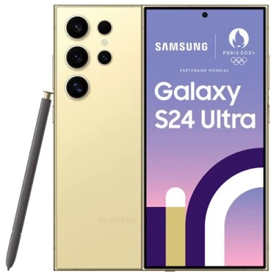 Afbeelding van Samsung Galaxy S24 Ultra S928B 256GB Geel Titanium Yellow 6.8 inch Camera achterkant: 200 MP voorkant (selfie):