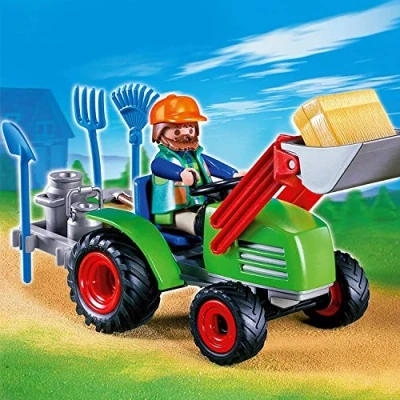 Image de Playmobil 4143 Agriculteur avec tracteur