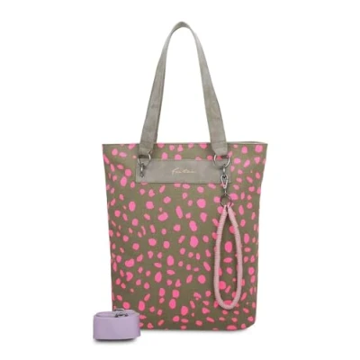 Afbeelding van Fritzi aus Preußen Schoudertas Wudy01 Canvas Tote Bag Spotty Pink Veelkleurig