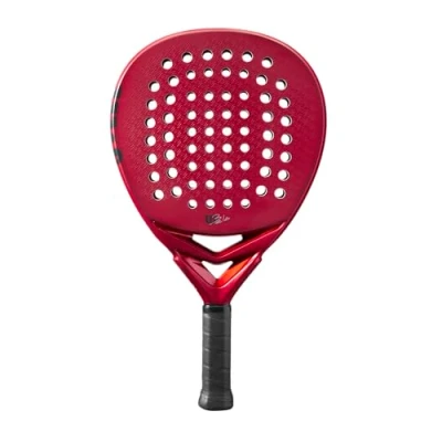Afbeelding van Wilson Bela Pro V2 Padel Racket Red Black Roze